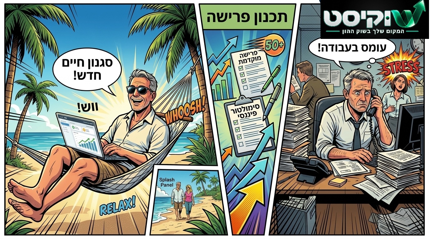 מדריך תכנון פרישה מוקדמת לגילאי 50+