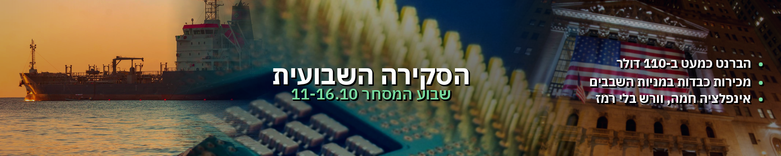 הסקירה השבועית | שבוע המסחר 11-16.10